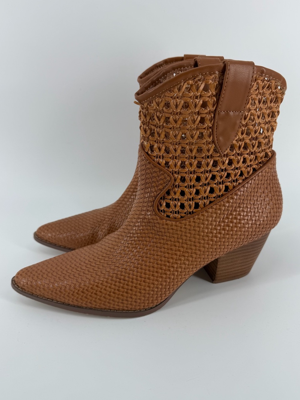 Coconuts By Matisse Emily Western Boots in Cognac Brown, Women's 10